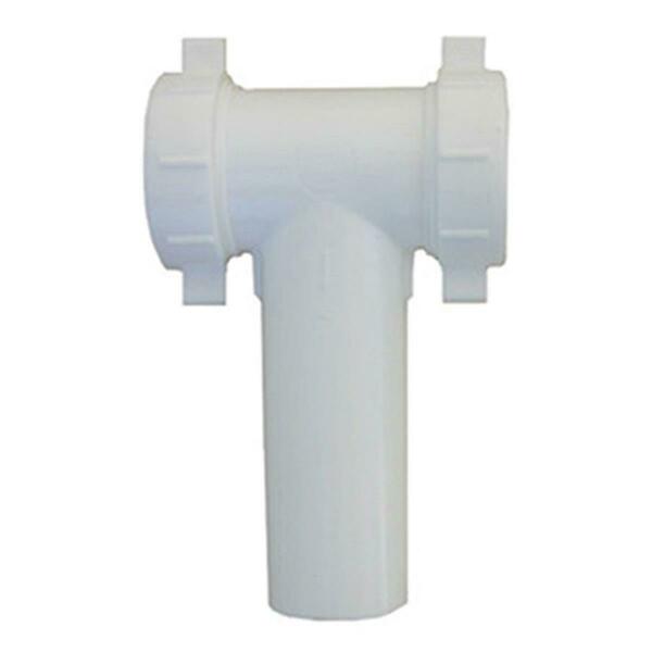 Larsen Supply Co 03-4291 1.5 x 1.5 in. White PVC Lavatory Kitchen Drain Tee 661304